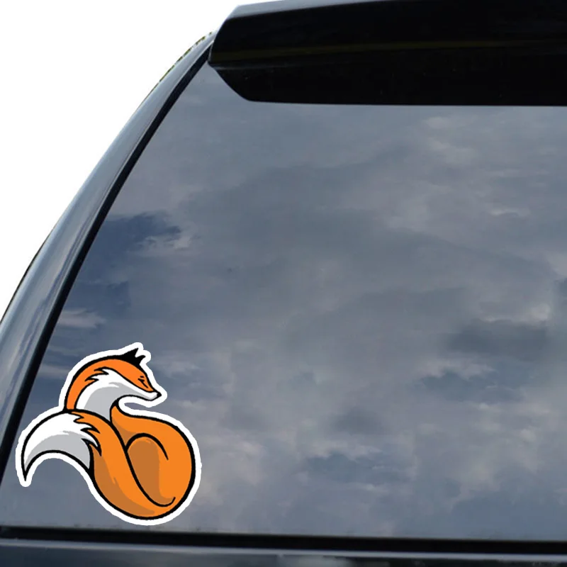 Наклейки на автомобиль Aliauto виниловые наклейки с изображением Красного лисьего