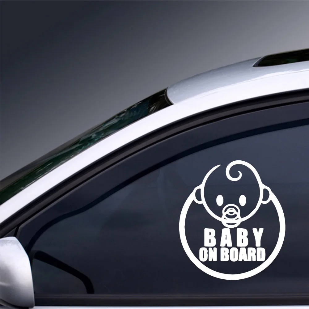 

Hot Baby On Board Car Accessories Exterior Figure Diy Adhesive Window Car Stickers Waterproof Auto Sticker