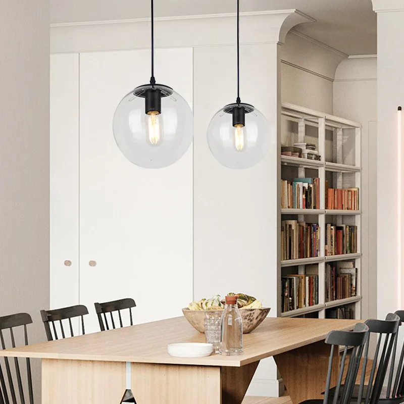 Простая Люстра для ресторана в скандинавском стиле креативная бара спальни