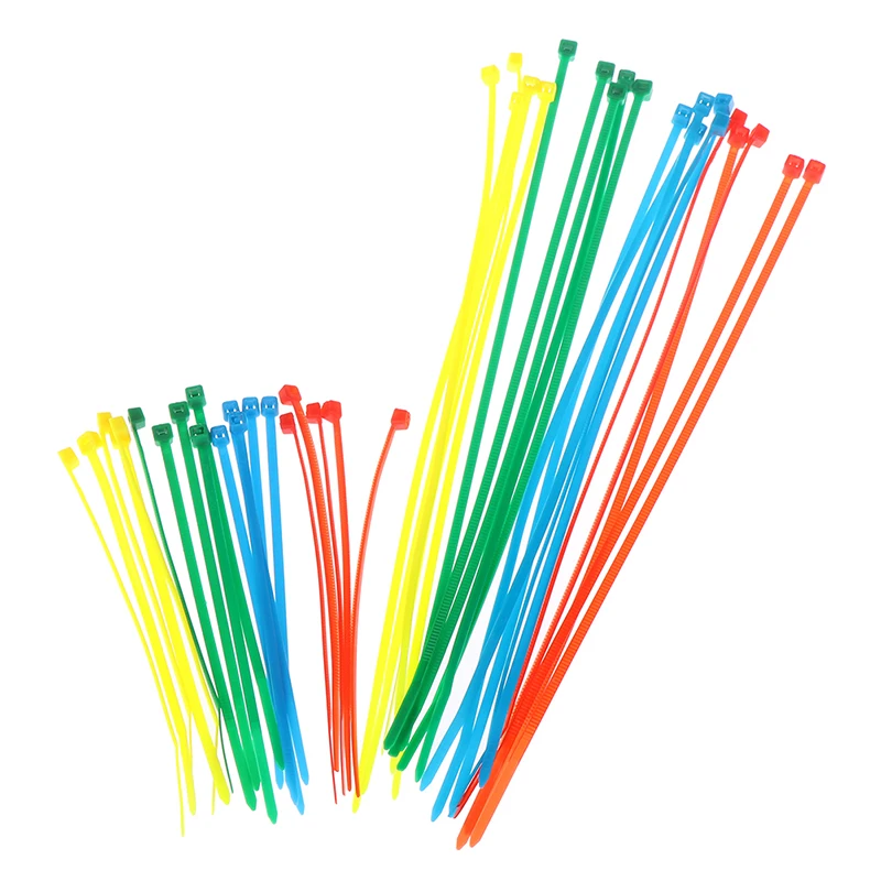

100Pcs Self-Locking Nylon Cable Ties Wrap Wire Cord Zip Tie Strap