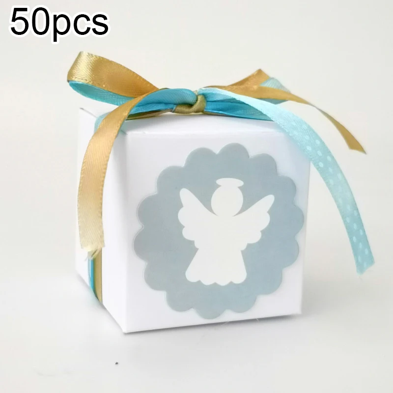 50Pcs Kraft Paper Rustic Wedding Favour Gift Boxes Sweet Candy Box For Guest Kit | Дом и сад