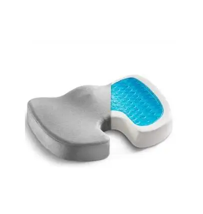 

Gel Enhanced Seat Cushion - Non-Slip Orthopedic Gel Memory Foam Coccyx Cushion for Tailbone Pain - Office Chair Car Seat Cushion