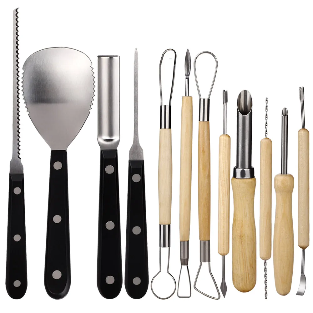 

Professional Pumpkin Carving Cutter Set Thanksgiving Festival Halloween Vegetable Cutting Device DIY Craft Supplies