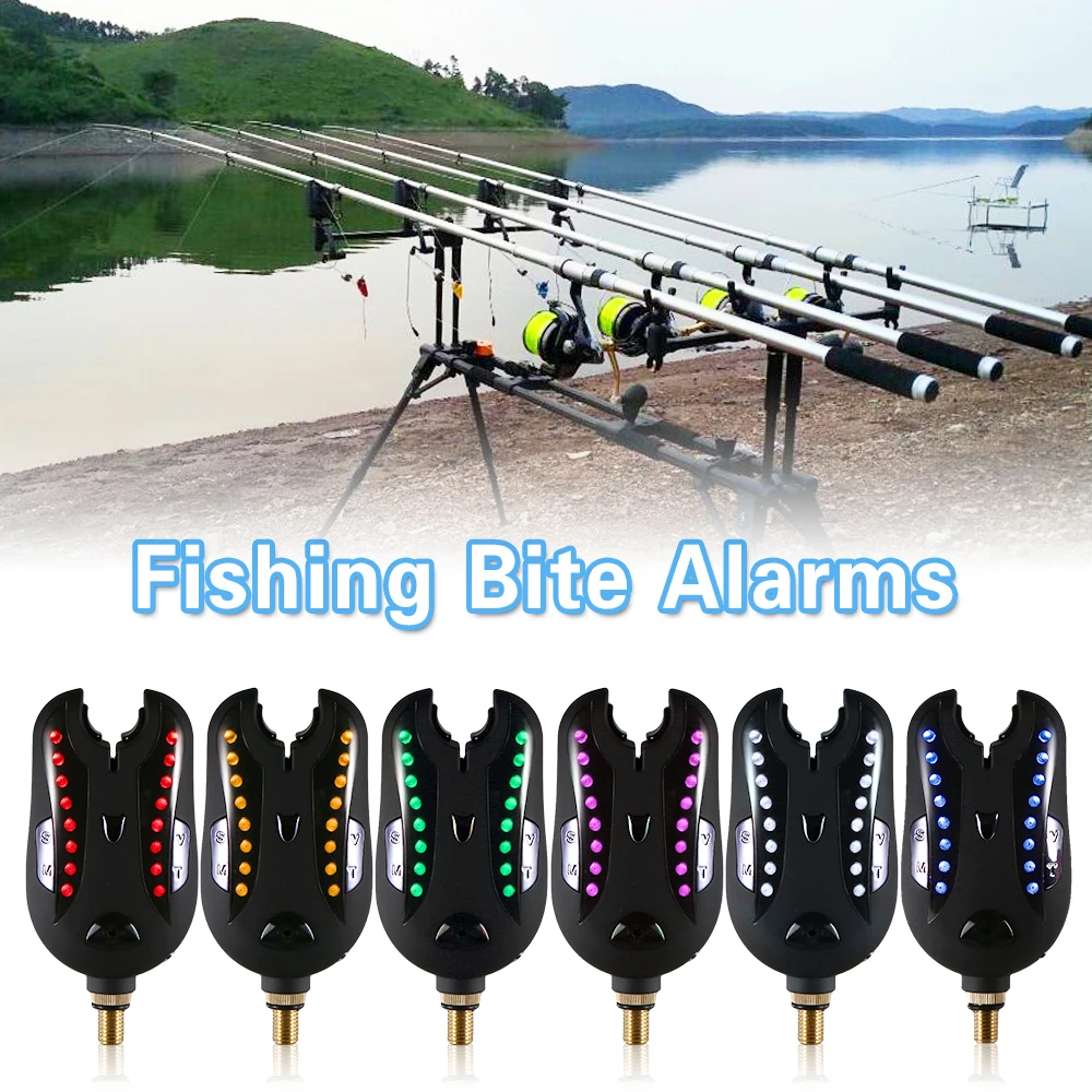 

Lixada Fishing Alarm Fishing Bite Alarm Sound Alert Kit Fishing Led Alarm Indicator Carp Fishing Bite Alarm Carp Fishing Tackle