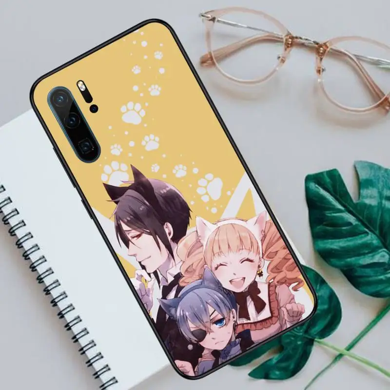 

Black Butler Anime Phone Cases For Huawei P40 P20 P30 lite Pro P Smart 2019 Mate 40 20 10 Lite Pro Nova 5t