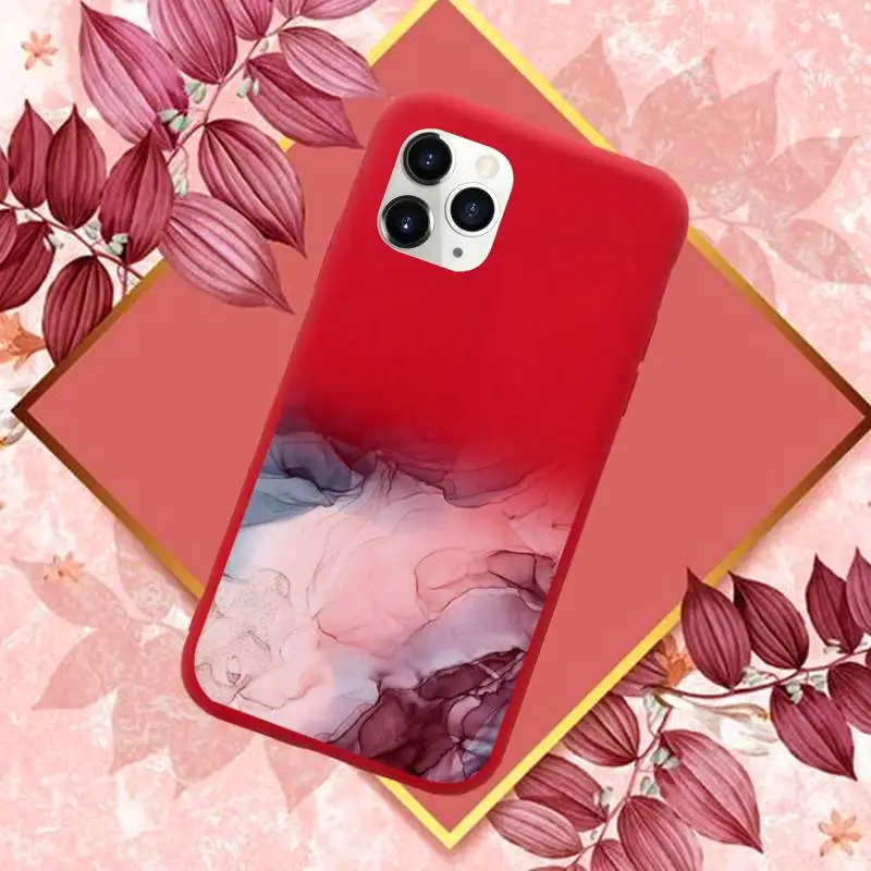 

Marble Gradient Customer Phone Case Candy Color for iPhone 6 7 8 11 12 s mini pro X XS XR MAX Plus