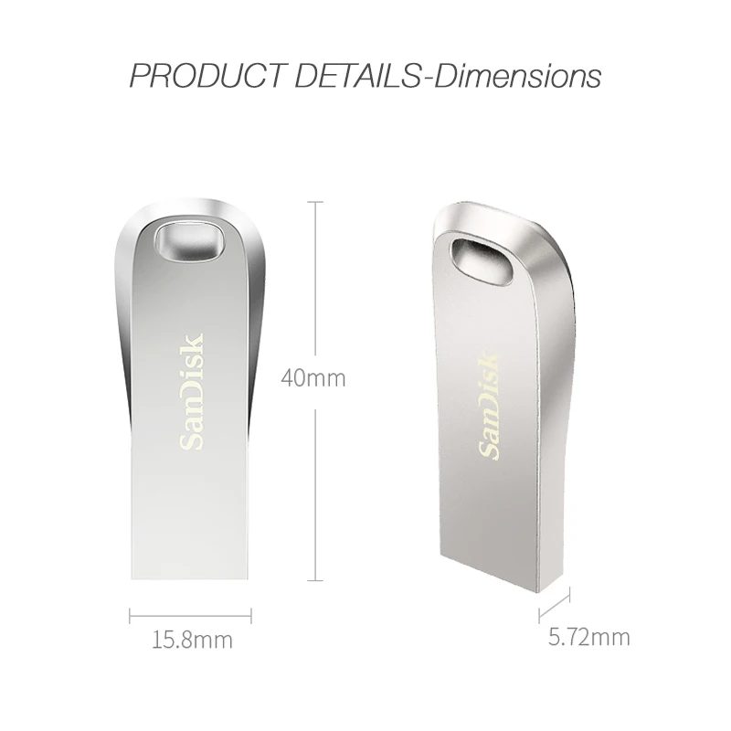 Двойной Флеш накопитель SanDisk USB флэш память Drive128GB до 150 МБ/с. скорость чтения флеш
