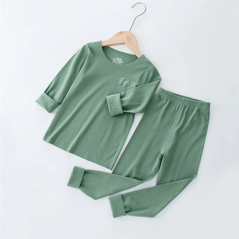 Комплект термобелья для мальчиков и девочек длинные кальсоны одежда сна