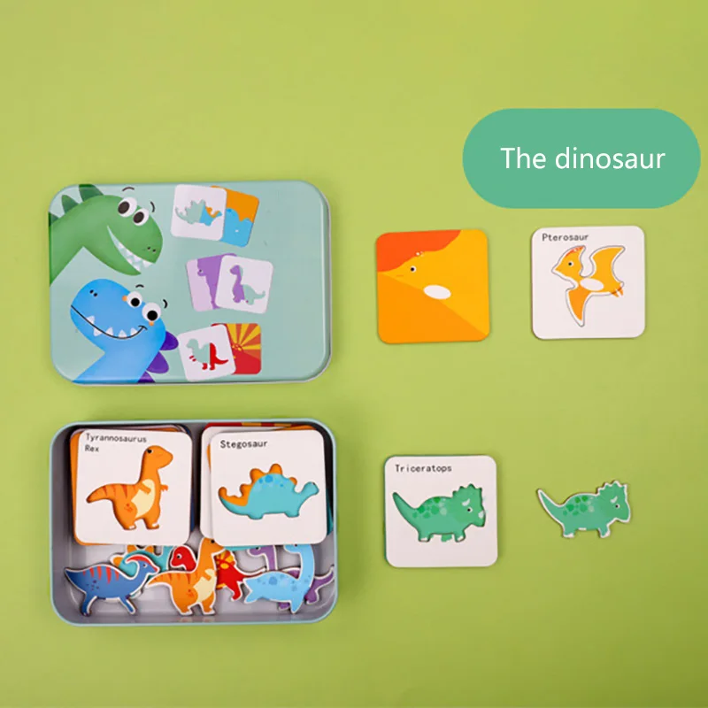 

Wooden Puzzle Toys for Children Cartoon Animal Vehicle Wood Jigsaw Baby Educational Toy Kids Christmas Gift