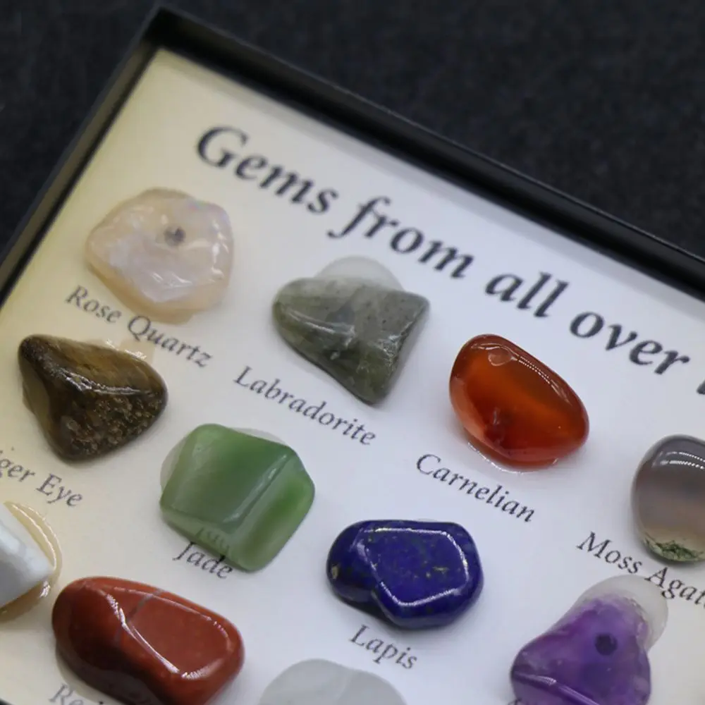 Minerals Of The World Quartz Crystal Ore Samples Natural Stone Collectible Raw Gemstones Gifts Dropship