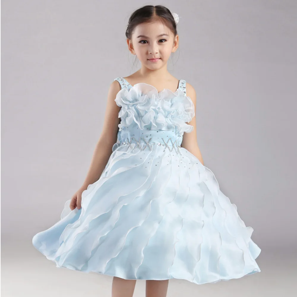 Новинка 2020 модная детская одежда детское платье для пианино ведущей принцессы
