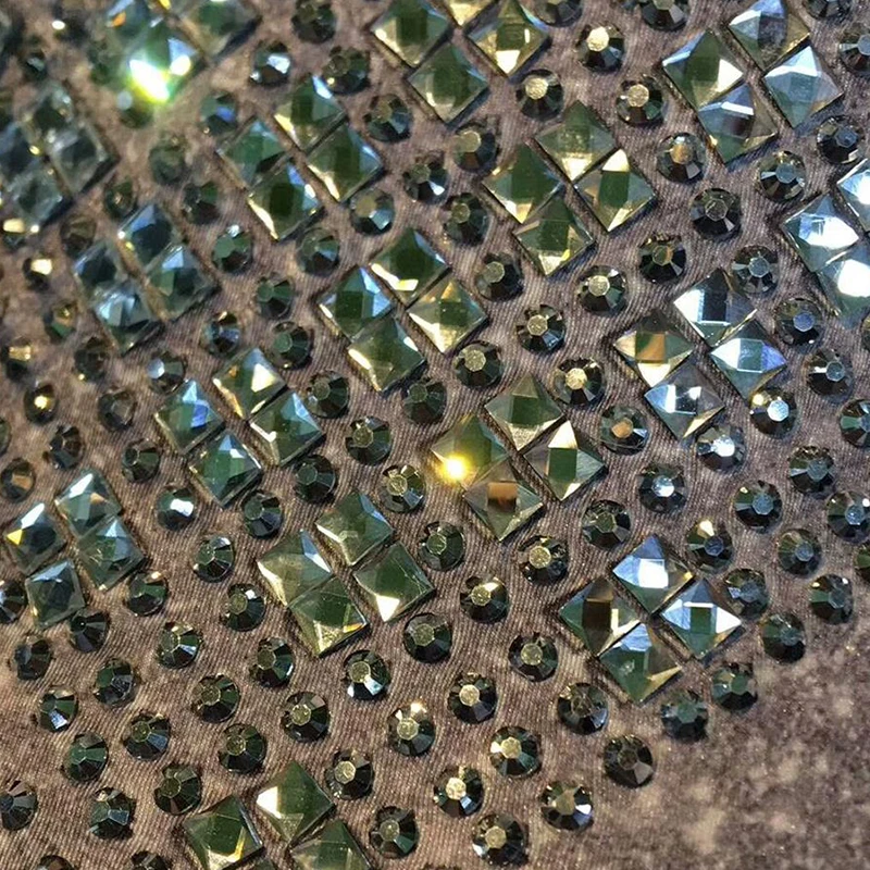 green red Sparkly Rhinestone Tassel Bodysuit Nightclub Dance Wear DJ Show Stage Wear Stretch Outfit Female Singer Dancer Costume