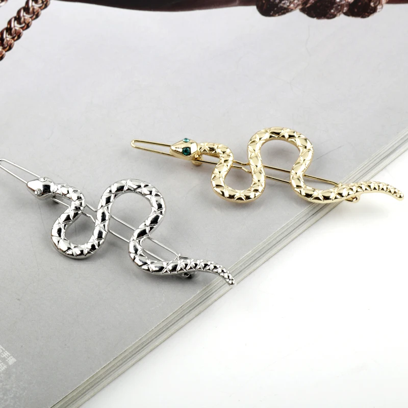 Модные Простые аксессуары для волос забавная металлическая маленькая