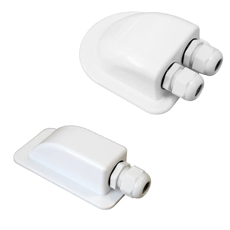 Водонепроницаемый двойной кабельный ввод сальники (3 7 мм) Одиночный для