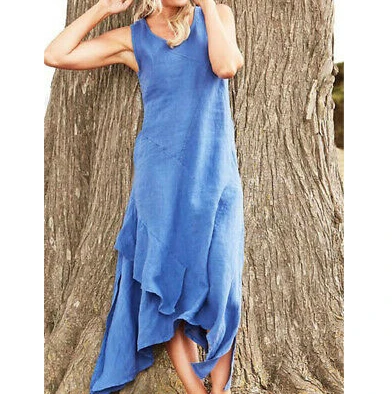 2019 асимметричное женское плоское этническое богемное хлопковое льняное