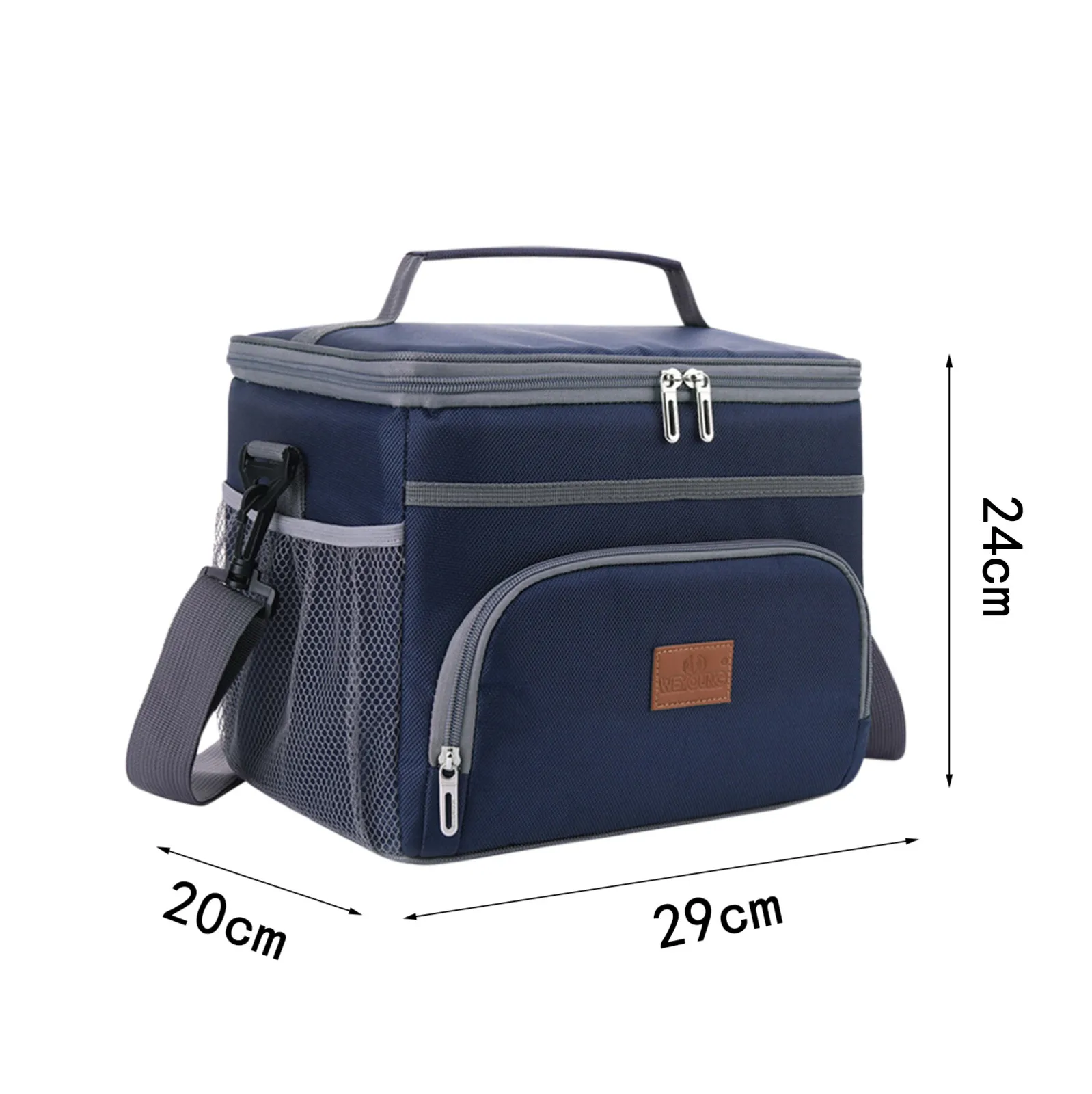 

Branded 15L Blue Red Gray Insulated Thermal Cooler Lunch Bag For Outdoor Picnic Car Using Boxes Bolsa Trmica Loncheras Para M10