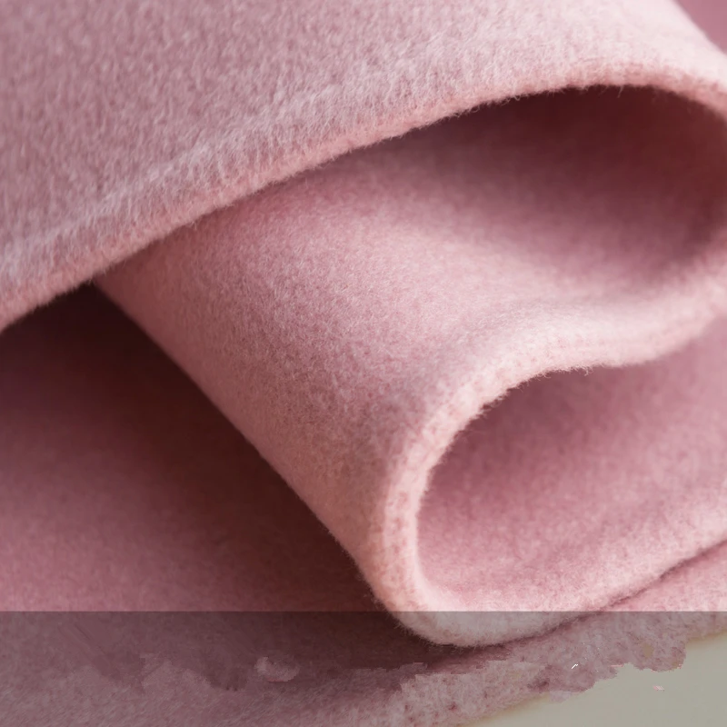 Женское длинное кашемировое пальто розовое элегантное из 100%-ной шерсти в