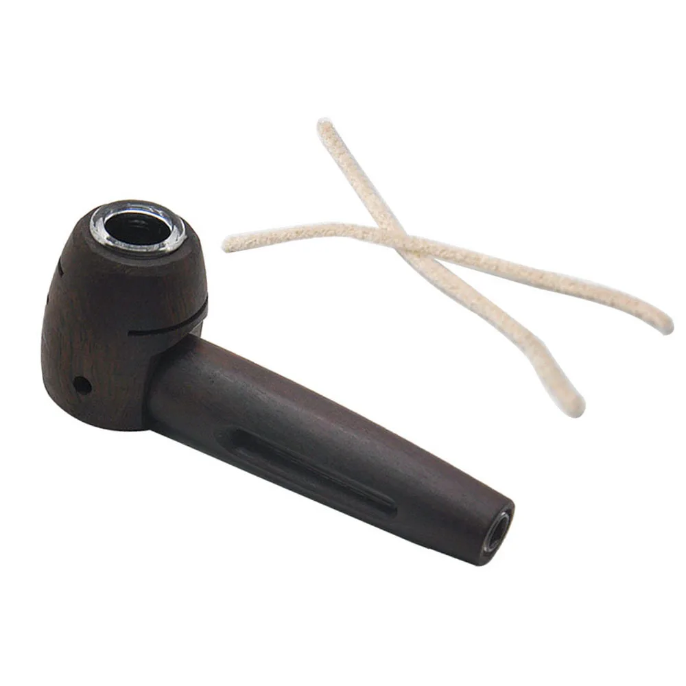 Новая трубка для курения в форме молотка деревянная труба 122 мм со стеклянной