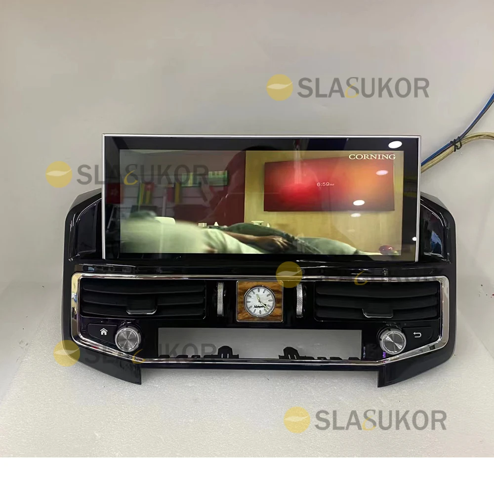 Автомагнитола 2 Din на Android 10 12 3 дюйма GPS-навигация для TOYOTA LAND CRUISER 200 LC200 2016-2020