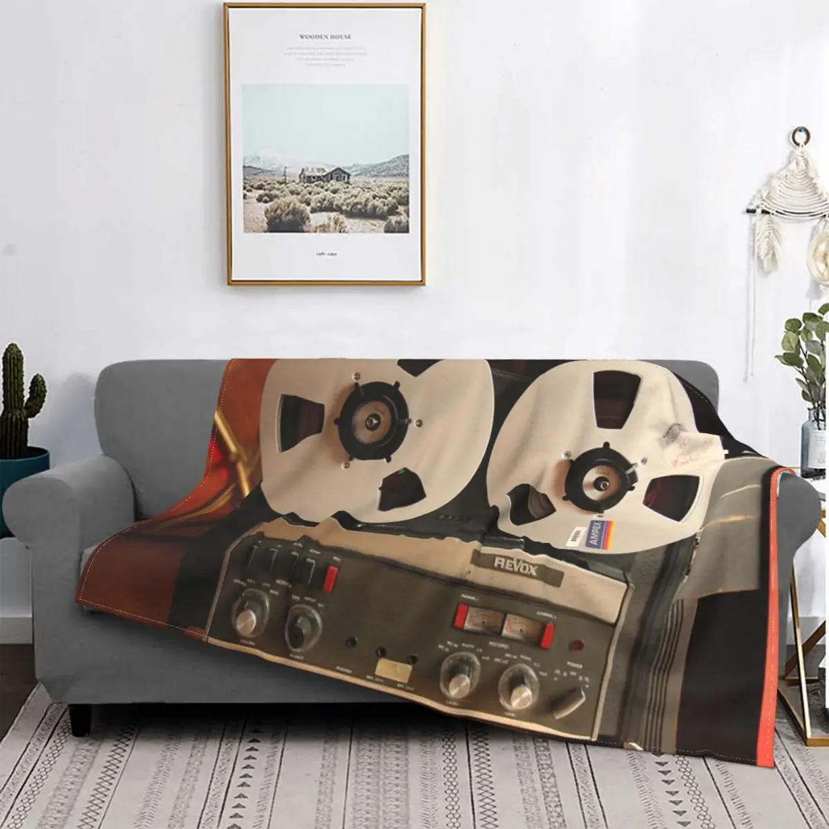 

Revox B 77 525-Manta a cuadros para cama, cubrecamas, fundas de lino, manta doble, funda para niños
