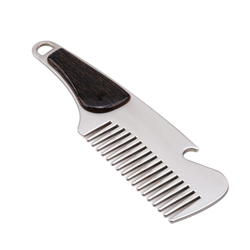 

High Quality Women And Men Comb Stainless Steel Hair Combs Health Care Tools Professional Salon Make Up Hair Brush