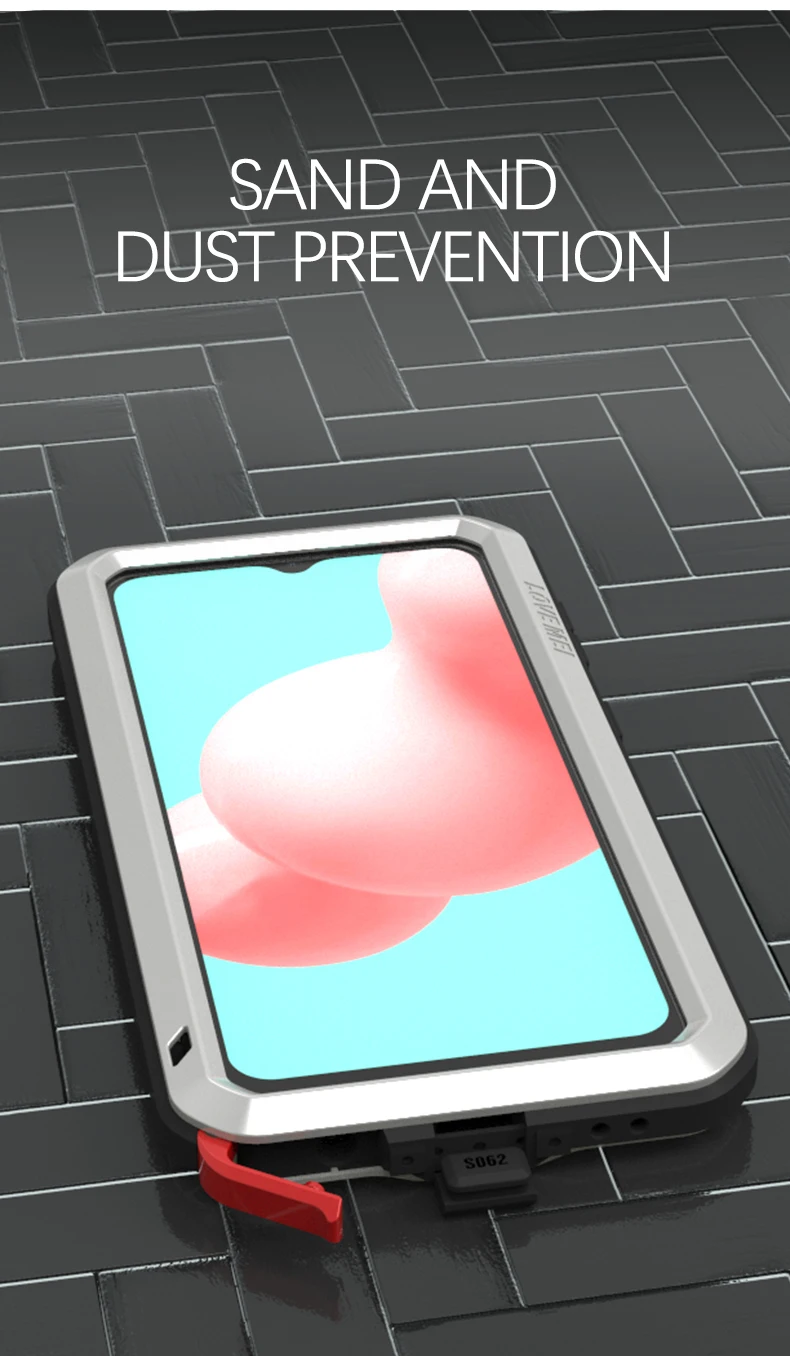 for samsung galaxy a32 5g waterproof case shock dirt proof water resistant metal armor cover for galaxy a32 5g phone case free global shipping