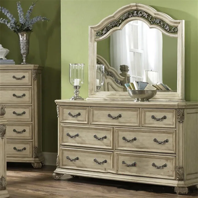 Современная Европейская кровать из цельной древесины на 2 персоны модная резная