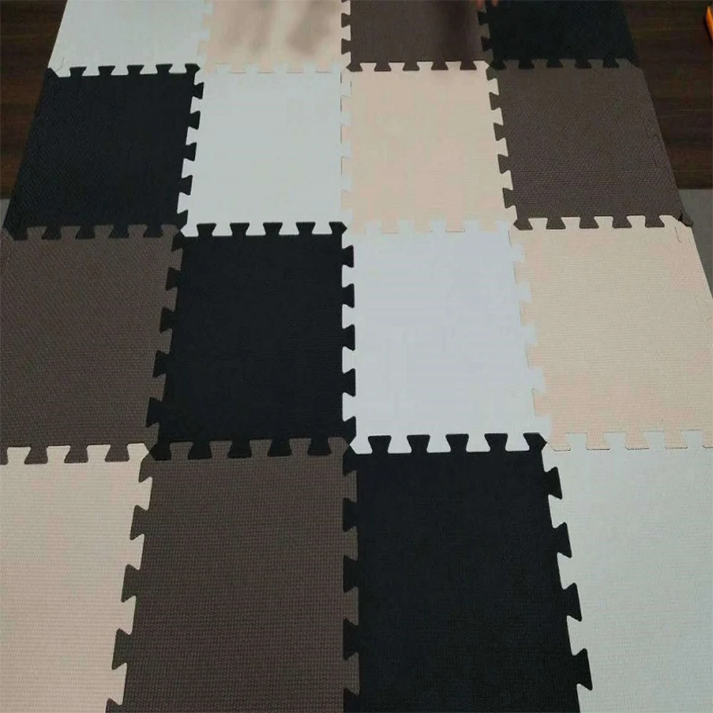 

Dark Color Kids Play Mat Imitation Wood Floor Floor Mat Comfortable Exercise Floor Mat Indoor Bedroom Soft Decoration Furniture