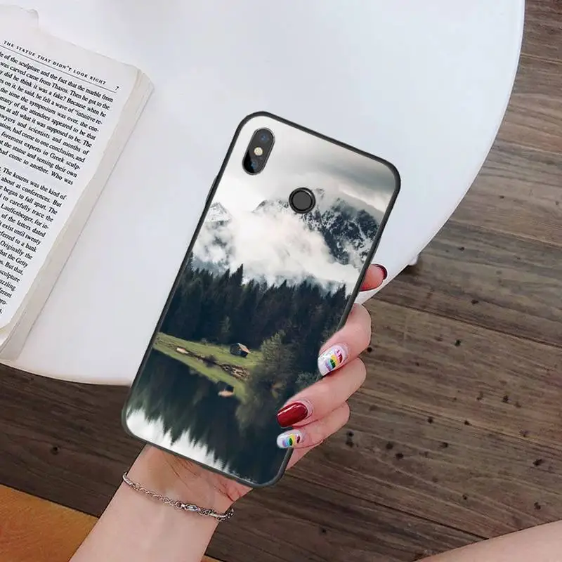 

Mountain pine forest mist Phone Case For Xiaomi Redmi 7 8 9t a3 9se k20 mi8 max3 lite 9 note 9s 10 pro protective shell capa