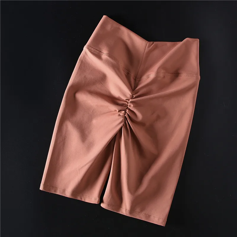 

Women's Yoga Shorts Tights Sexy High Waist Sports short Quick Dry Athletic Skinny Fitness Shorts Running Workout Riding Shorts