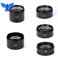microscope camera lens 0 3x 0 5x 0 7x 0 75x 1x 1 5x 2x barlow stereo accessories auxiliary objective lens 48mm thread zoomtools