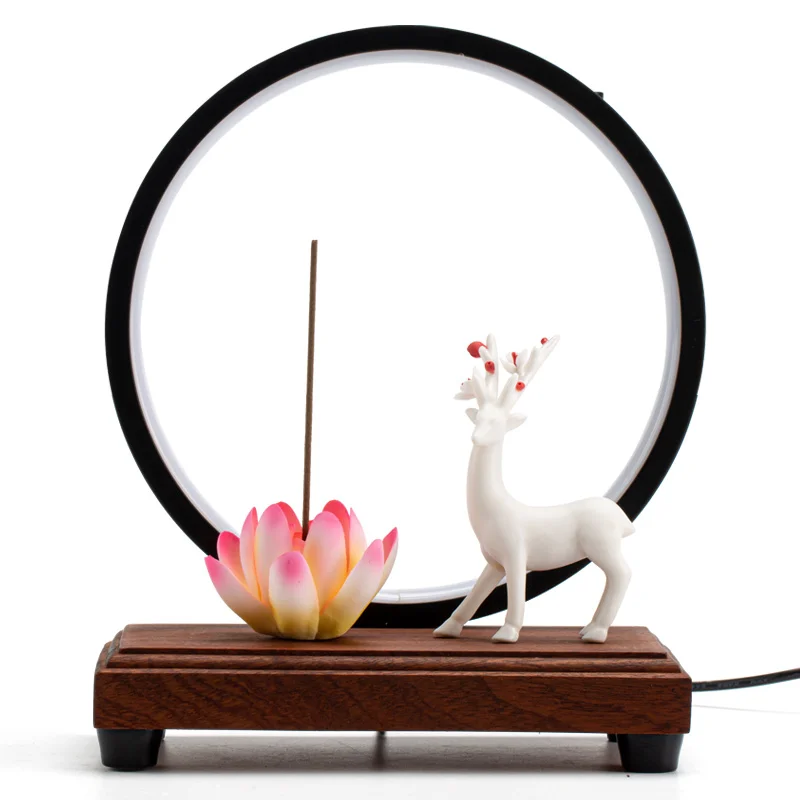 Китайская горелка для благовоний с обратным потоком лотоса электрическое