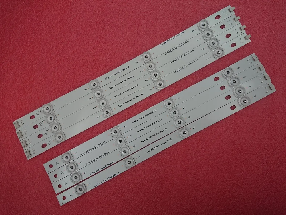 

Светодиодная лента для LG LC420DUE 42LF652 42LB5500 INNOTEK DRT 3,0 42 дюйма A B 6916L-1710A 6916L-1709A, новинка 8 шт./компл.