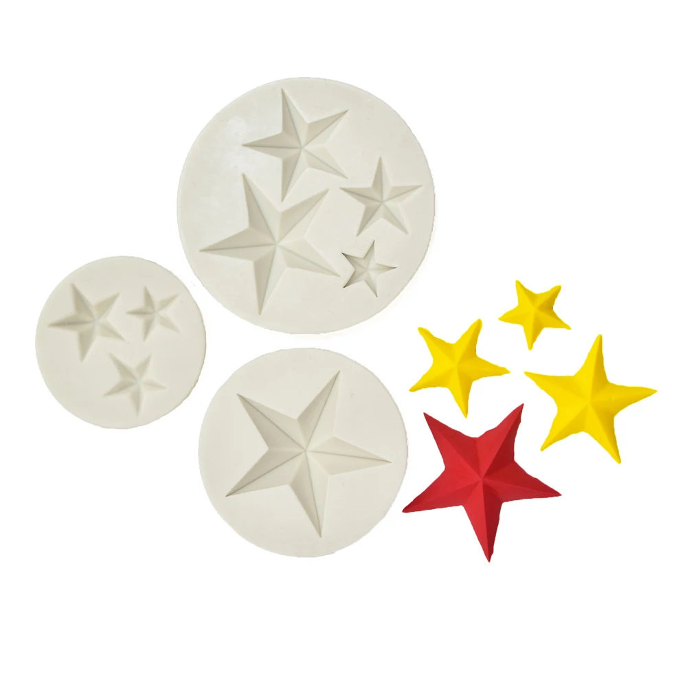 Силиконовая форма для торта в форме звезды|Формы тортов| |