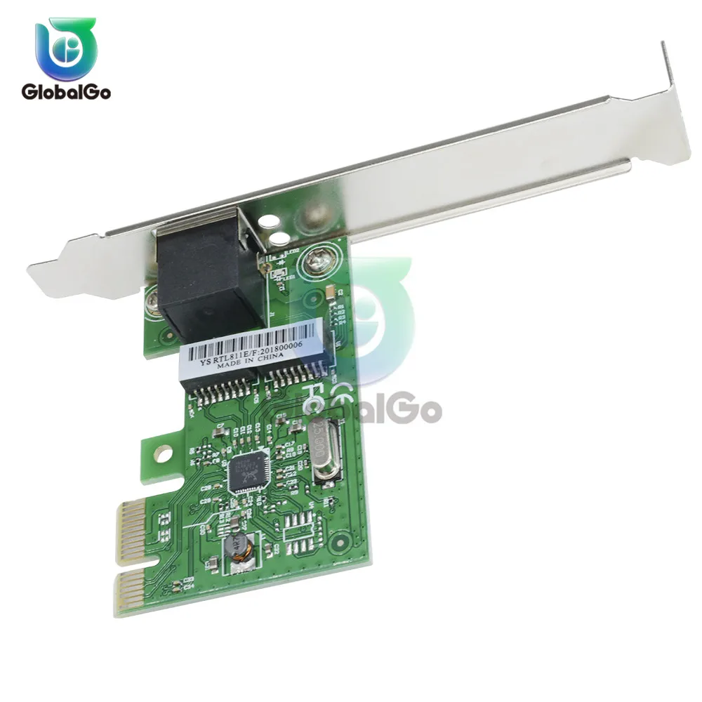 

10 100 1000Mbps Ethernet PCI-E Network Card Controller RJ45 Adapter Converter for Desktop PC 1000 Gigabit