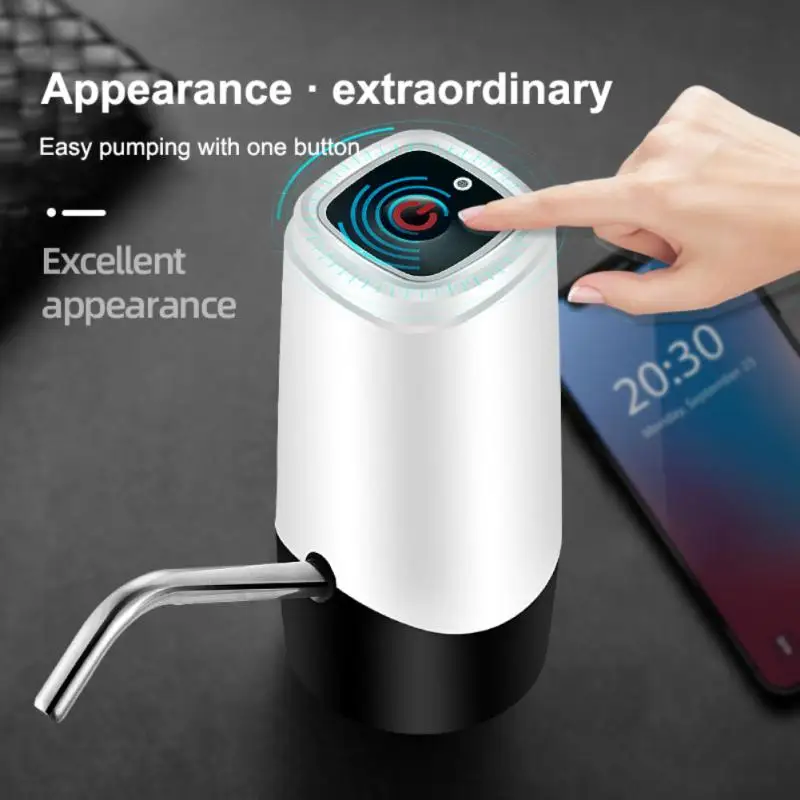 Automatic Bottle Pump Dispenser Drinking USB Charging One Click Auto Switch | Дом и сад