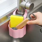 Подвесная корзина для хранения кухонного смесителя, Кухонная Тележка для раковины, держатель для полотенец с губкой для мыла и воды, карман для хранения