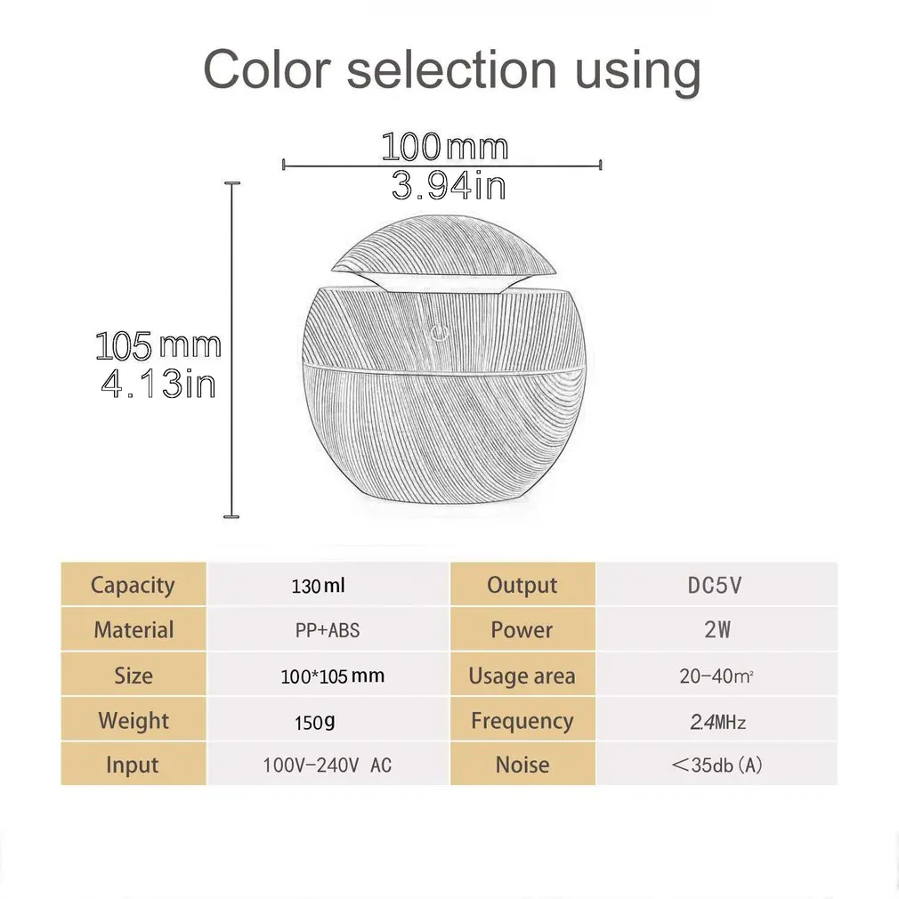 

Ultrasonic Humidifier Aroma Diffuser Usb Humidifier Mute Bedroom Aroma Lamp Plug In Electric Incense Burner