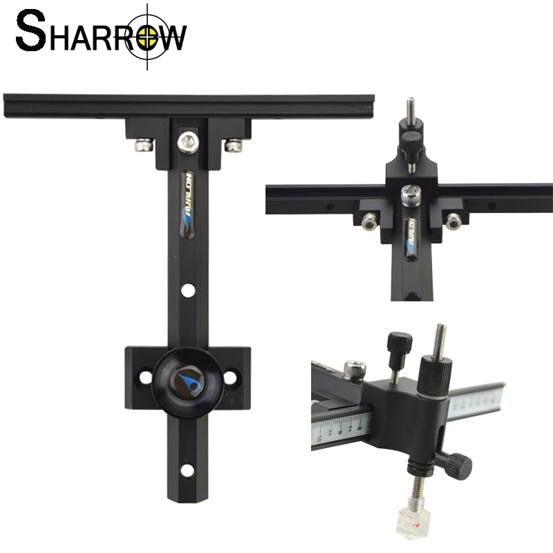 

1pc 6inch Archery Aluminum Alloy Recurve Bow Sight Right Hand Aiming Tool Adjustment For Outdoor Shooting Hunting Accessories
