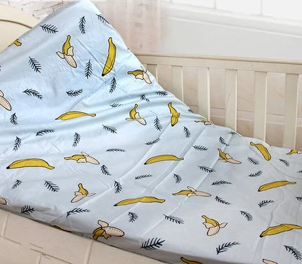 Banana Милый мини-матрасный чехол для детской кроватки для новорожденных хлопок простыня универсальный размер простыня для детской кроватки - Цвет: Banana