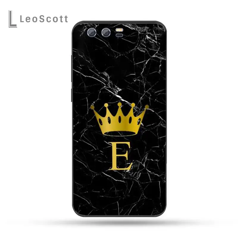 

Crown marble letters DIY Phone Cases For Huawei Honor view 7a5.45inch 7c5.7inch 8x 8a 8c 9 9x 10 20 10i 20i lite pro