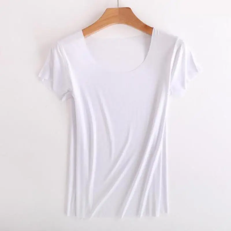 Летние повседневные женские футболки с коротким рукавом 4 цвета тонкие размеры M