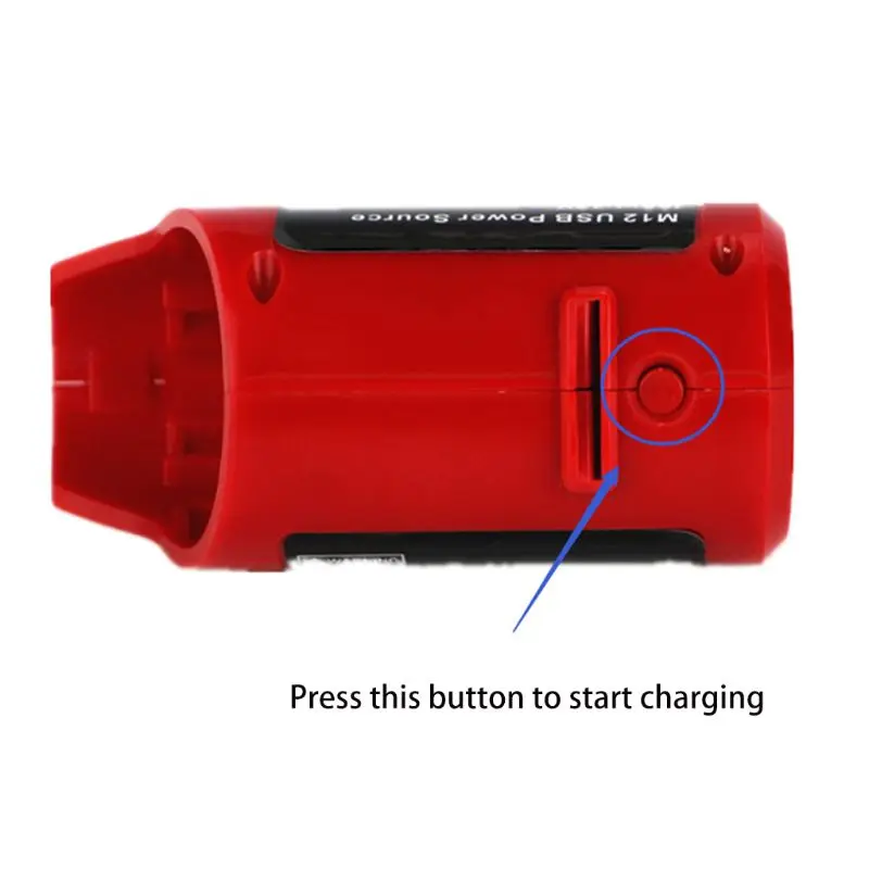Сменное зарядное устройство USB 12 В постоянного тока M12 для Milwaukee 49 24 2310 48 59 1201