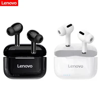 lenovo lp1s tws bluetooth 5 0 earphones charging box wireless headphones stereo earbuds headsets with microphone for androidios