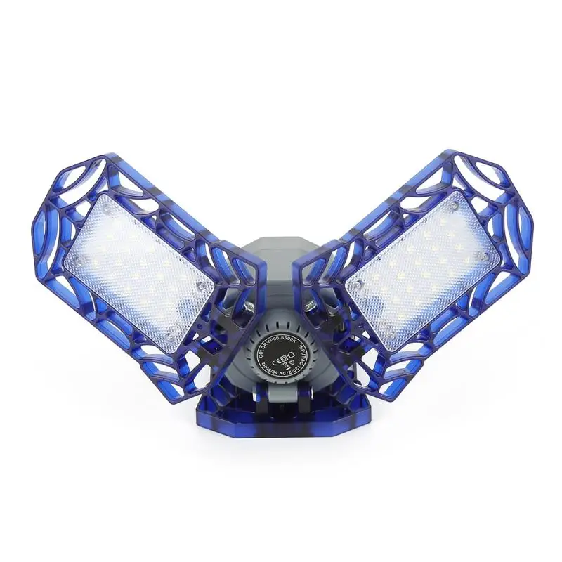 

Angle Adjustable Lamp Deformable Ceiling Light Foldable Garage Lamps360 Degrees LED Light Foldable Fan Blade Lights