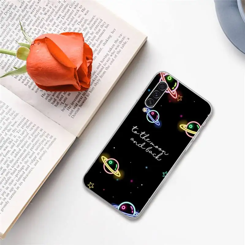 

Outer Space Planet Stars Moon Spaceship Phone Cases For Samsung A S M Note 9 10 20 fe 21 71 30 ultra plus 5g 11 31 51 s