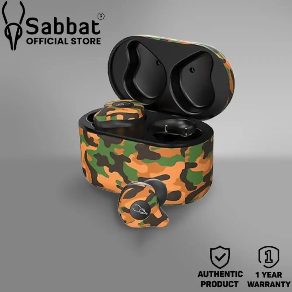 

Sabbat E12 Ultra камуфляжная серия, настоящие беспроводные наушники Qualcomm Bluetooth 5,0, гарнитура, бинауральная стерео HiFi
