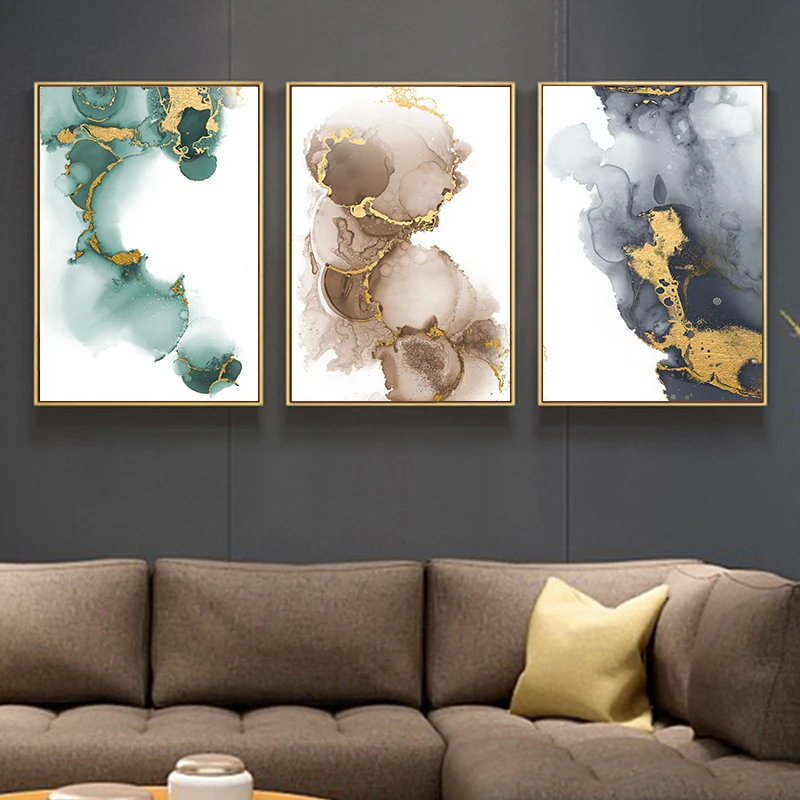 

Color Ink Bubble Trace Abstract Minimalist Wall Poster Canvas Print Decorative Painting Art Living Room Home Decoration Picture