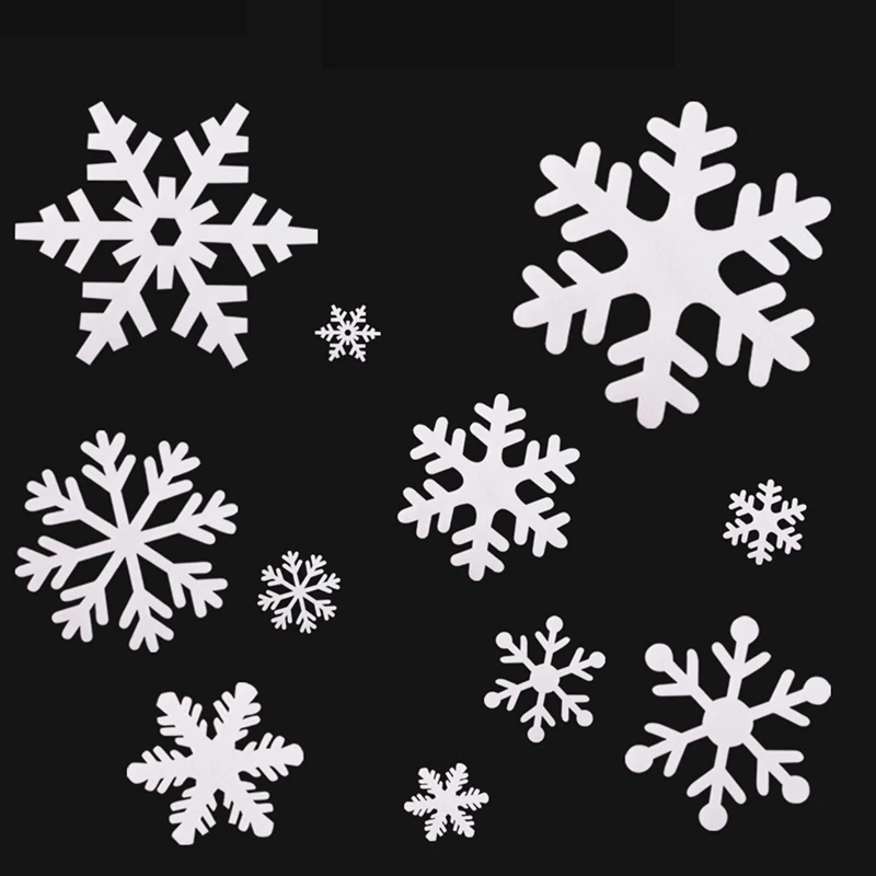 18 шт./компл. поддельные Снежинки из пенопласта снежинки для стеклянных окон