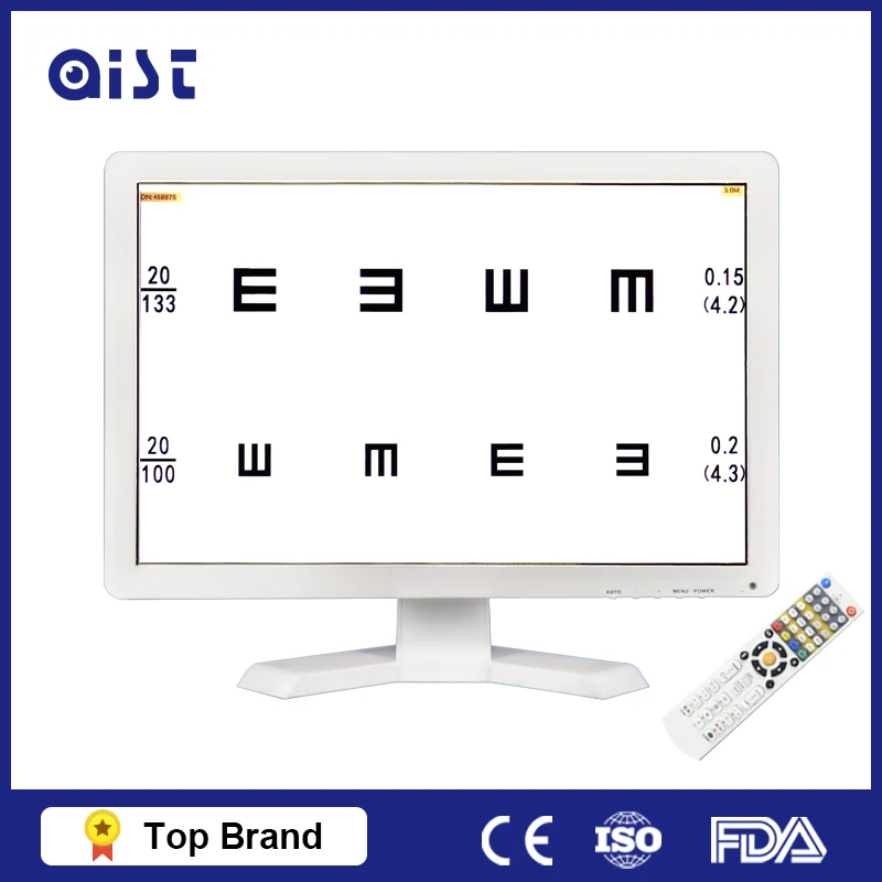 Vc 3 Экран телевизор доступен Таблица для проверки зрения Панель Led остроты